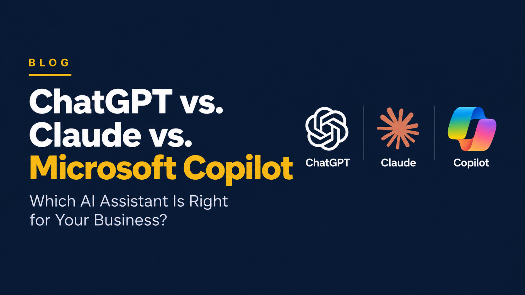 ChatGPT vs. Claude vs. Microsoft Copilot